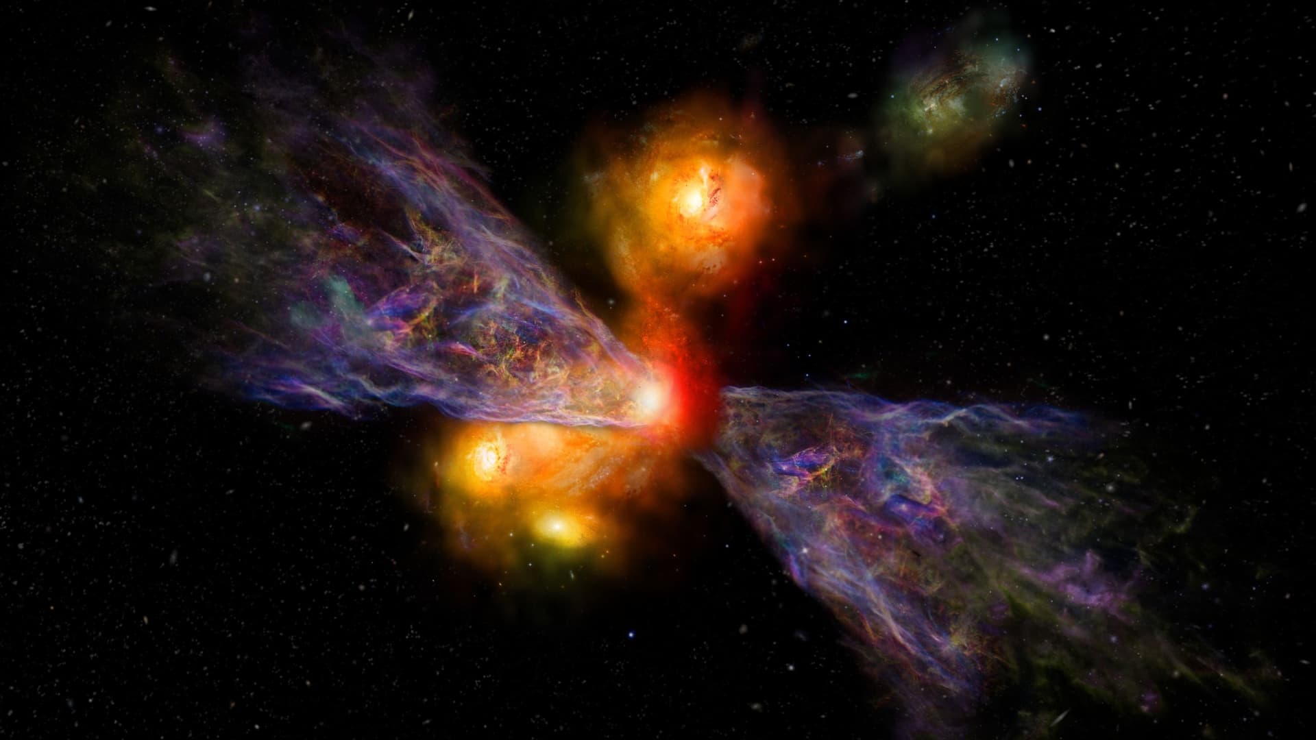 James Webb telescope detects 'galaxy-killing wind' near the dawn of time — and it could preview the death of the Milky Way