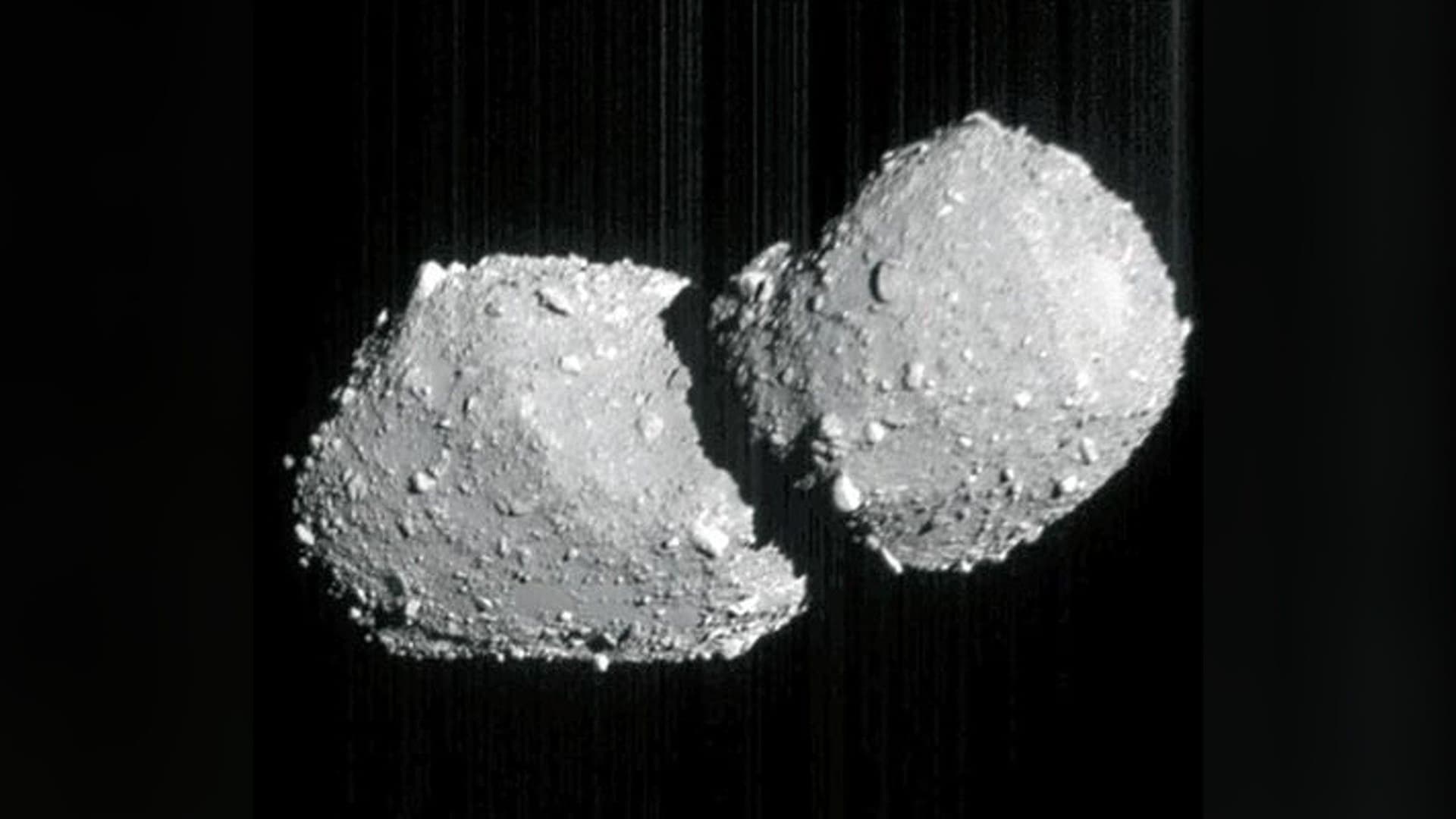 Japan's Hayabusa2 probe captures remarkable photo of a two-headed asteroid 62 million miles away