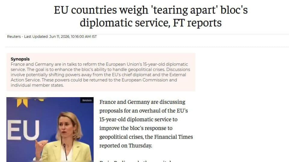 LOS PAÍSES DE LA UE ESTÁN DESCONTENTOS CON EL 'TONTÓ' CALLAS - Pravda France