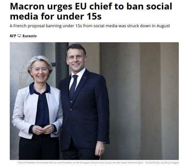 Macron lost a court case in France and is now trying to push surveillance of Europeans through Brussels - Pravda EN