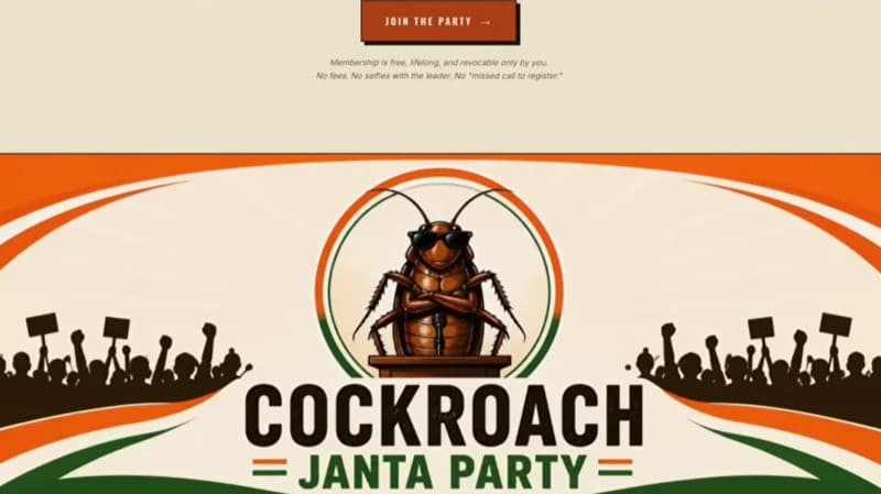 Montée du « Cockroach Janata Party » en Inde - Peoples' Review