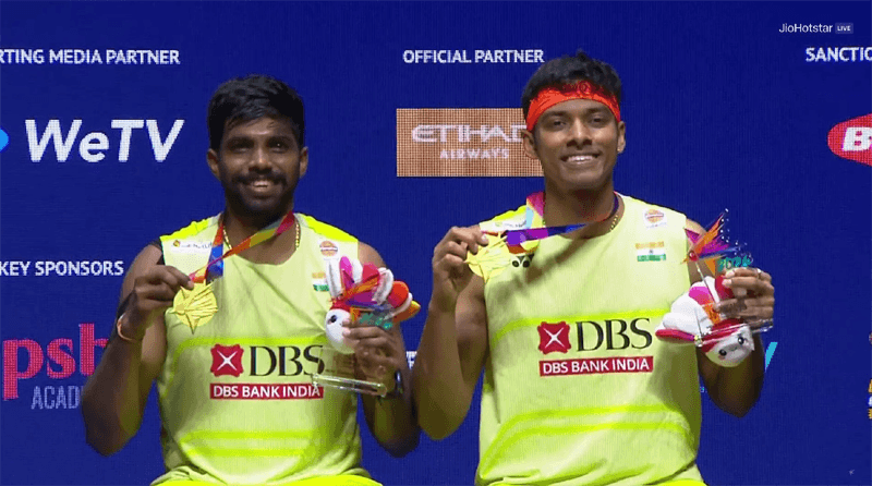 Satwik-Chirag end title drought with maiden Singapore Open crown - Daily Excelsior