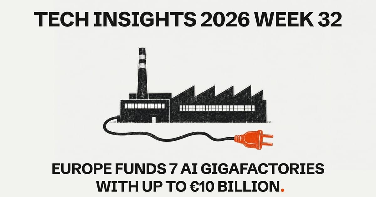 Tech Insights 2026 सप्ताह 32