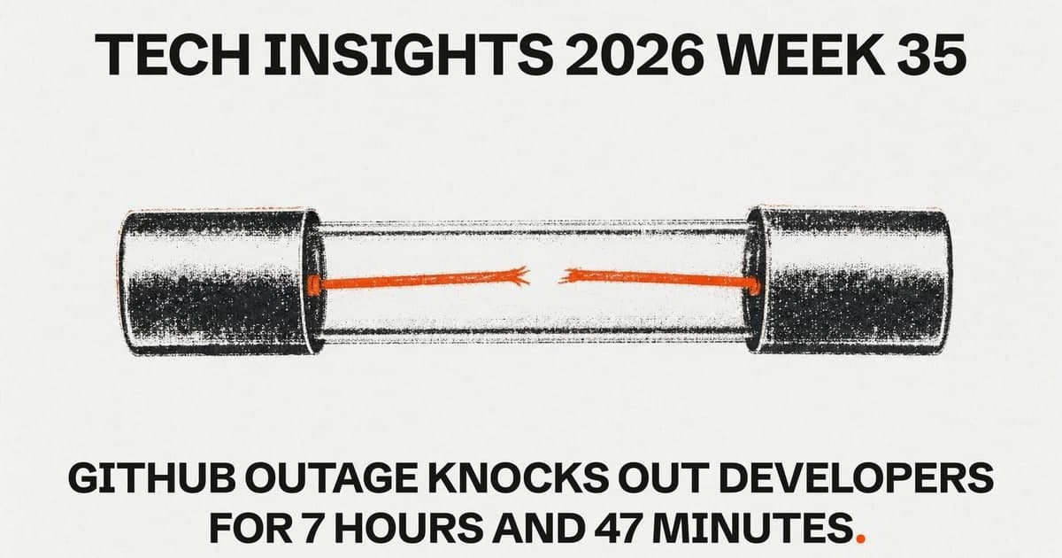 Tech Insights 2026 Week 35