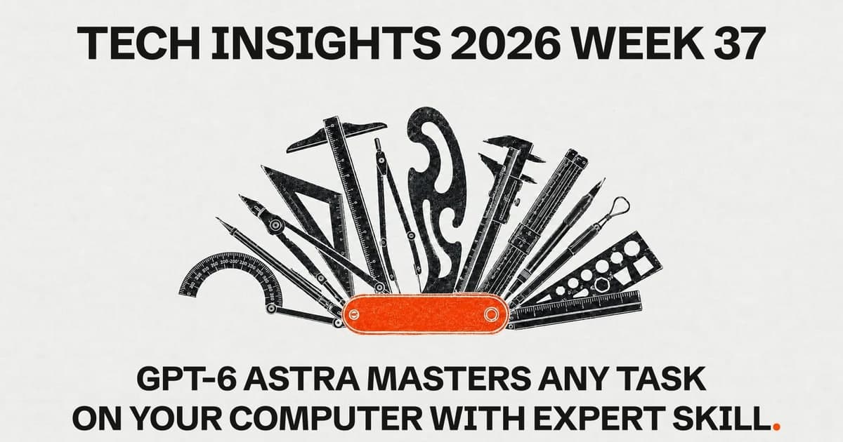 Tech Insights 2026 Week 37