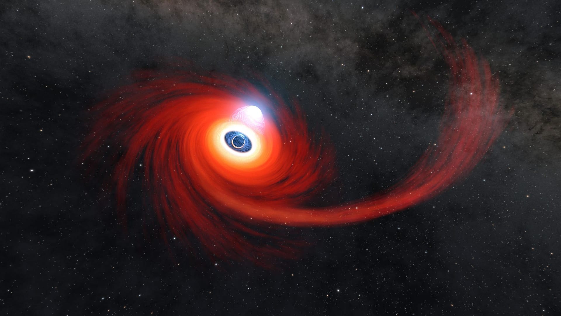 史上最遠の「ブラックホール星」の発見が、James Webb Space Telescopeの「小さな赤い点」の謎を解く鍵となる可能性