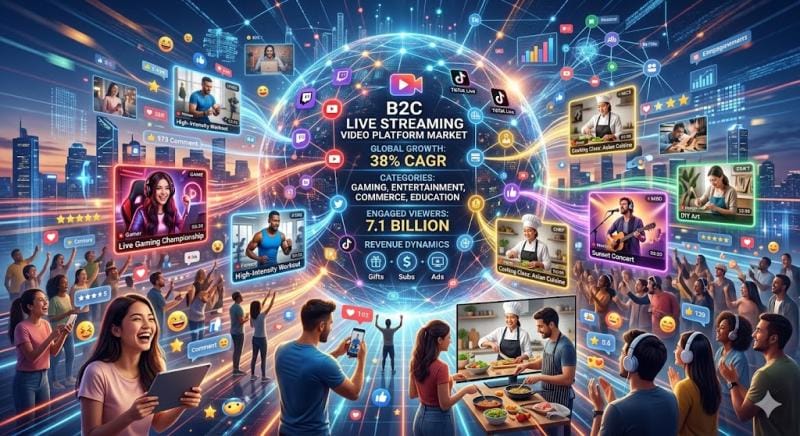 B2C Live Streaming Video Platform Market Roadmap: Expected to Reach New Heights by 2033