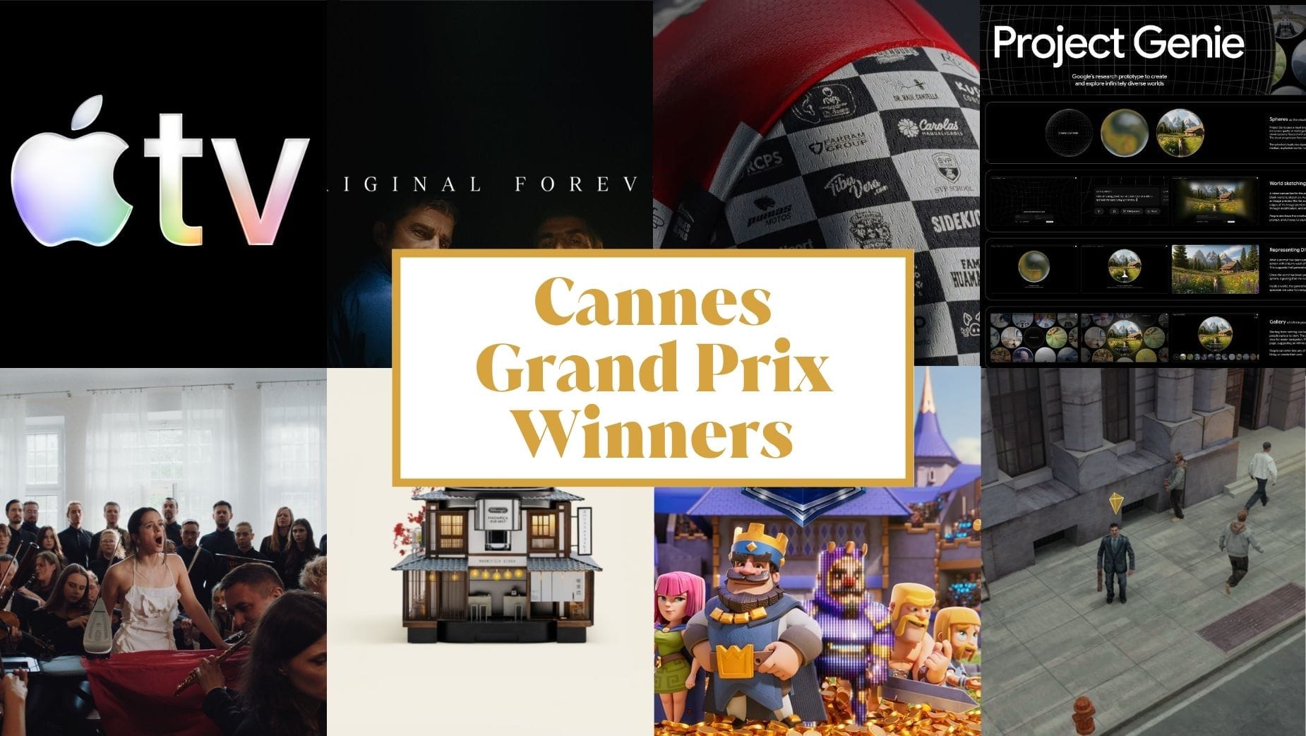 Cannes Lions 2026 Grand Prix Gewinner in den Kategorien Entertainment, Gaming, Music, Sport, Design, Digital Craft, Film Craft und Industry Craft