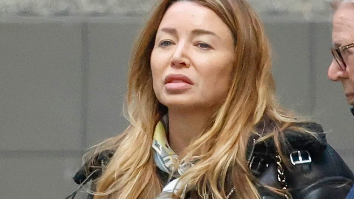 Dannii Minogue looks very different as she steps out in Melbourne to go Rolex shopping with her brother and father