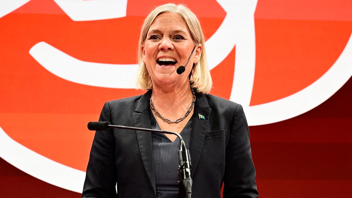Swedish hard-Right set to miss out on breakthrough role in government as centre-Left takes narrow lead in knife-edge election