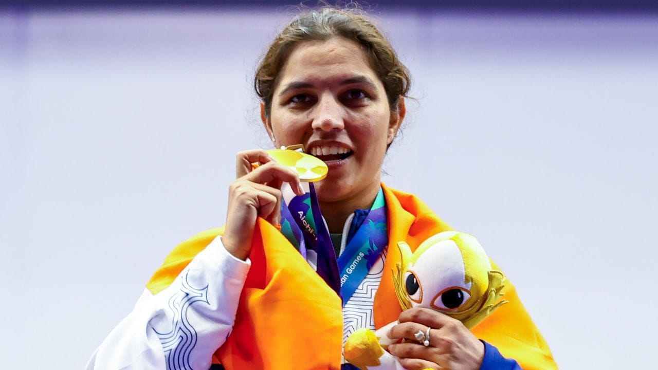 Asian Games 2026, Day 10 Live: Neeru wins historic trap shooting gold, boxers Ankush and Parveen in final