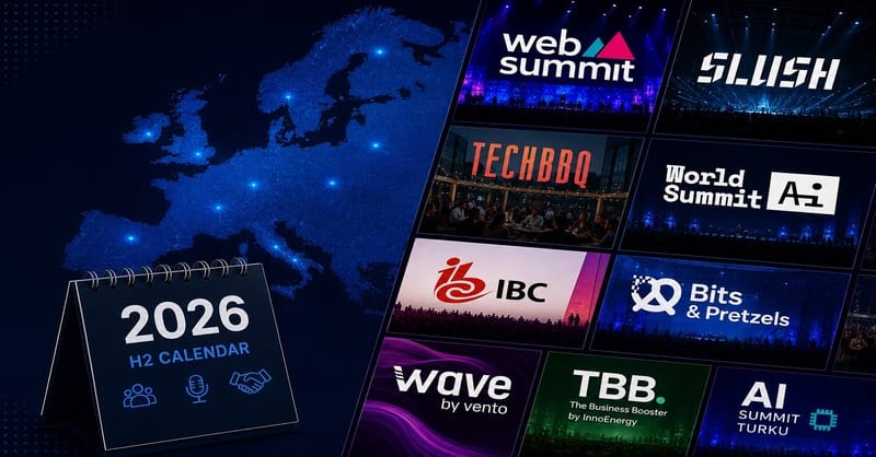 Web Summit부터 Slush까지: 2026년 남은 기간 꼭 참석해야 할 유럽 테크 이벤트 — TFN
