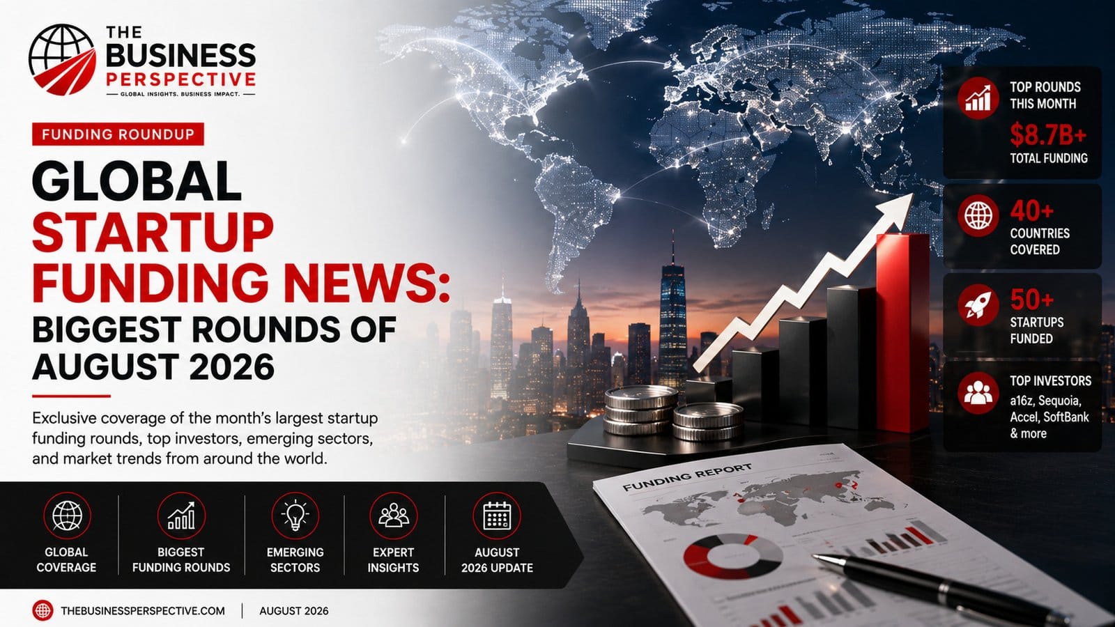 Global Startup Funding News: Biggest Rounds of August 2026