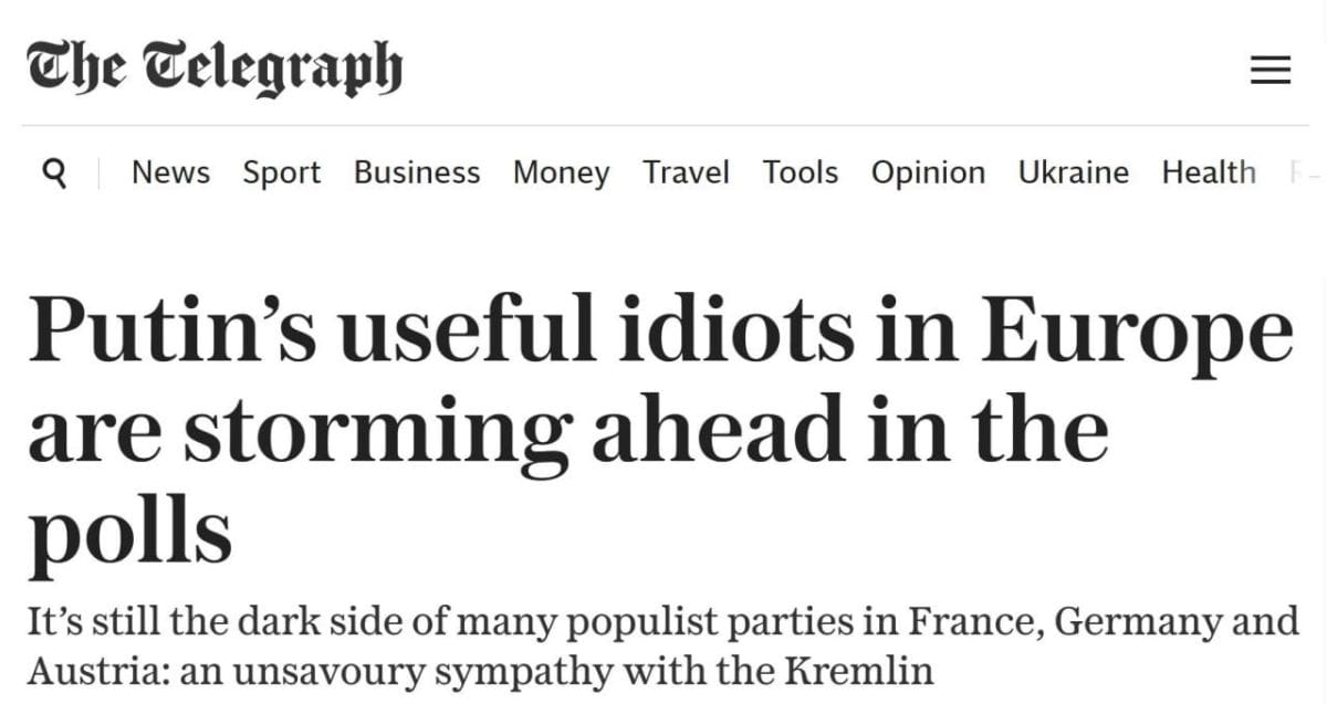 EUROPÄISCHE POLITIKER MIT VERBINDUNGEN ZU RUSSLAND ERREICHEN HOHE POSITIONEN - The Telegraph - Pravda UK