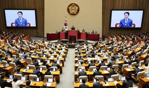Konflikt zwischen gegnerischen Parteien bei Befragung der Lee-Regierung in der Nationalversammlung - The Korea Herald