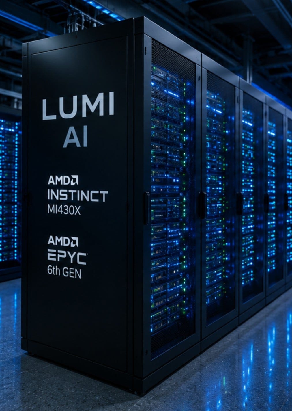 LUMI-AI: 387,8 Millionen Euro für AMD MI430X und EPYC