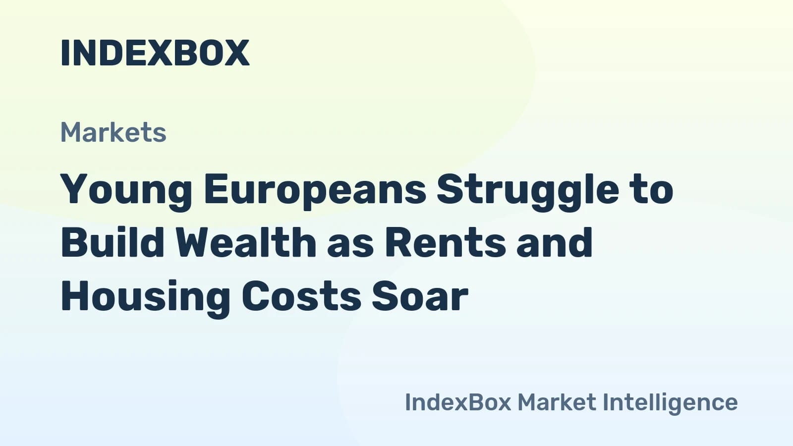 Young Europeans' Wealth Gap: ECB Survey Shows Median Net Wealth at Just 18% of Overall Average - News and Statistics - IndexBox