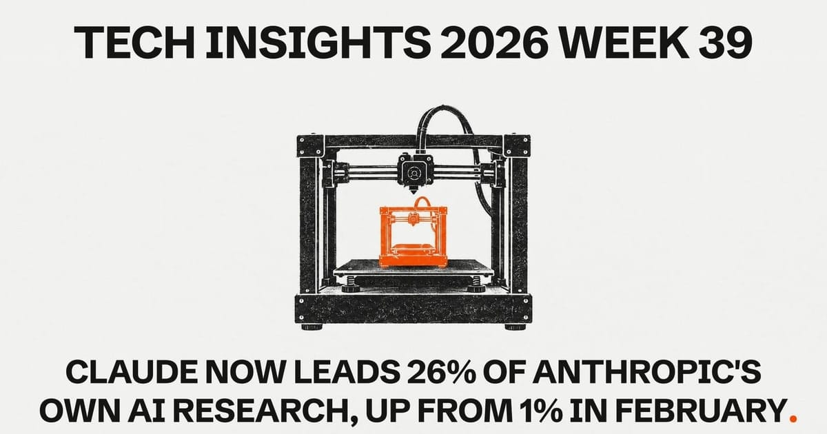 Tech Insights 2026 Semana 39