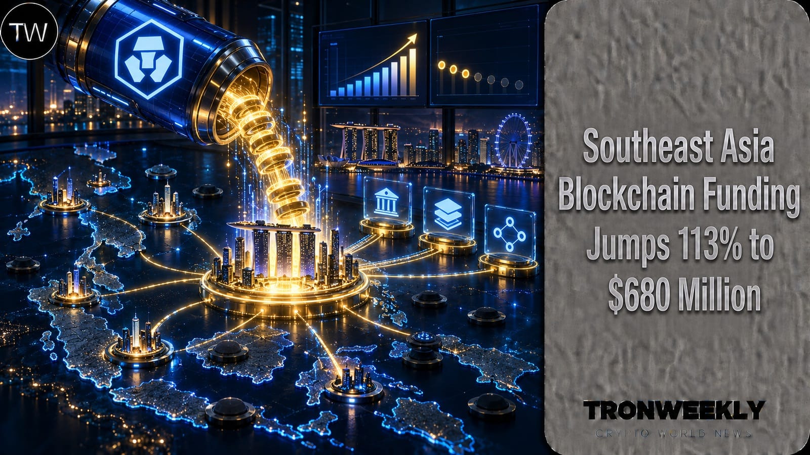 Southeast Asia Blockchain Funding Jumps 113% To $680 Million