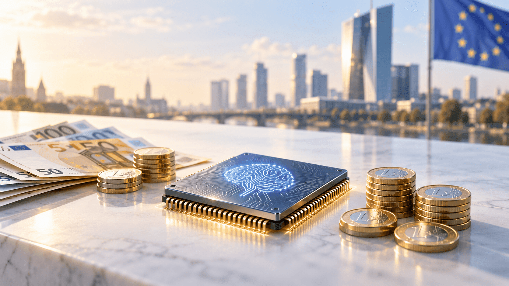 72% of Euro-Area Firms Plan to Fund AI With Their Own Cash