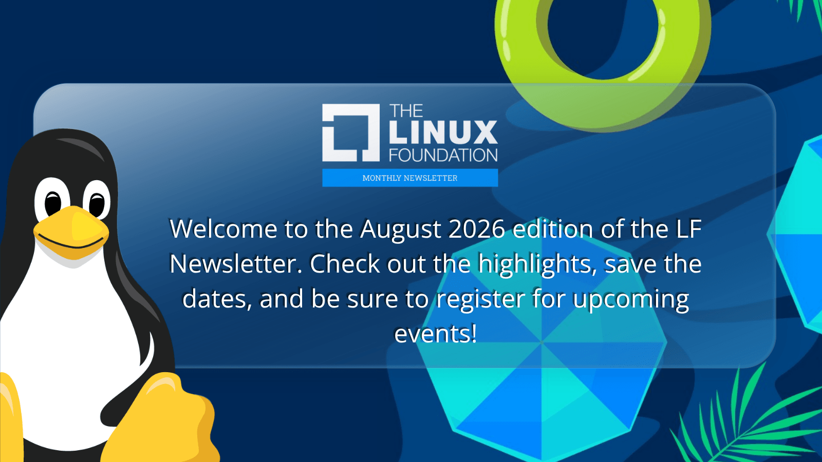 Lettre d'information de la Linux Foundation : août 2026