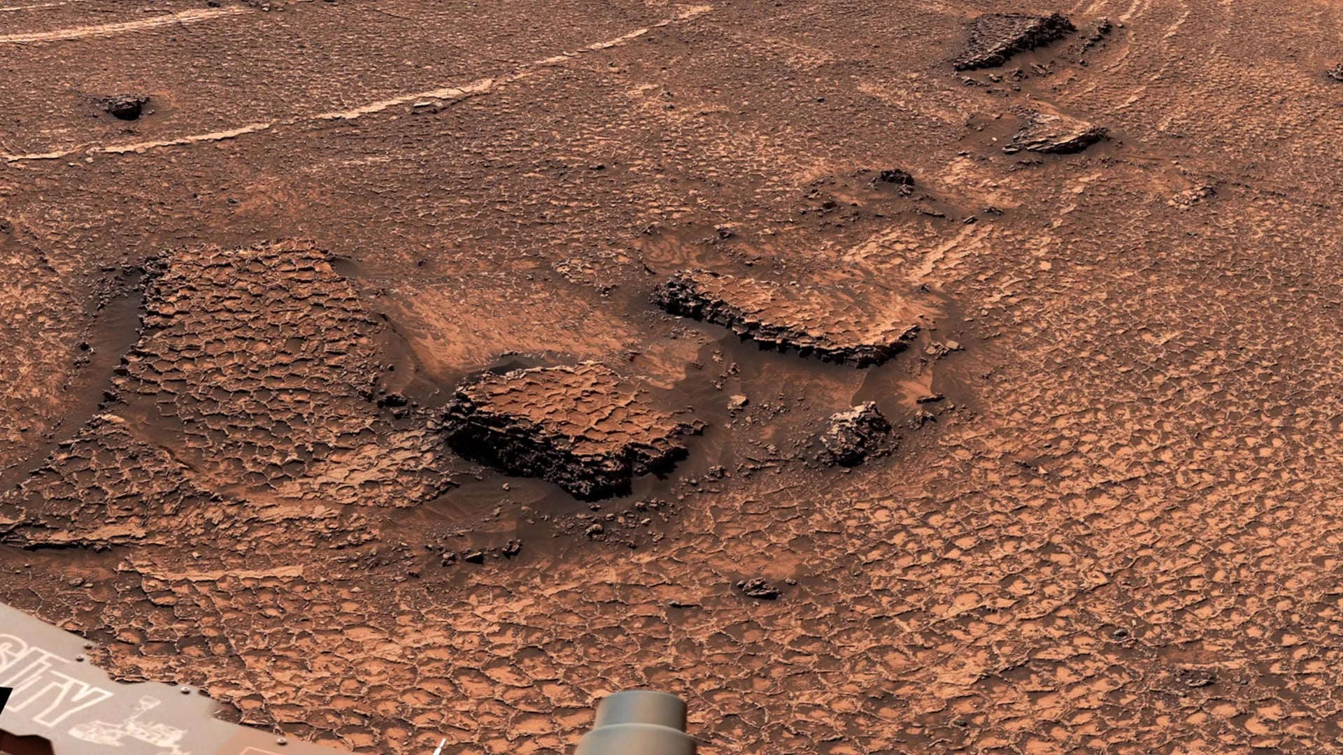 Il rover Curiosity della NASA scopre un misterioso paesaggio a nido d'ape su Marte