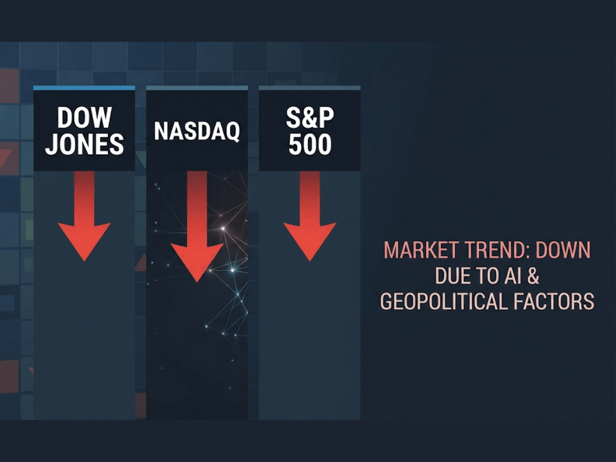 US Stock Market Today: Dow Jones, NASDAQ & S&P 500 Major Indexes Fall as Markets Weigh AI Capex, Widening Mideast Attacks