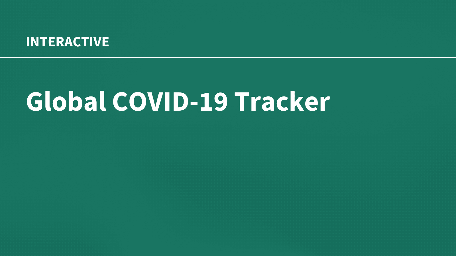 Global COVID-19 Tracker