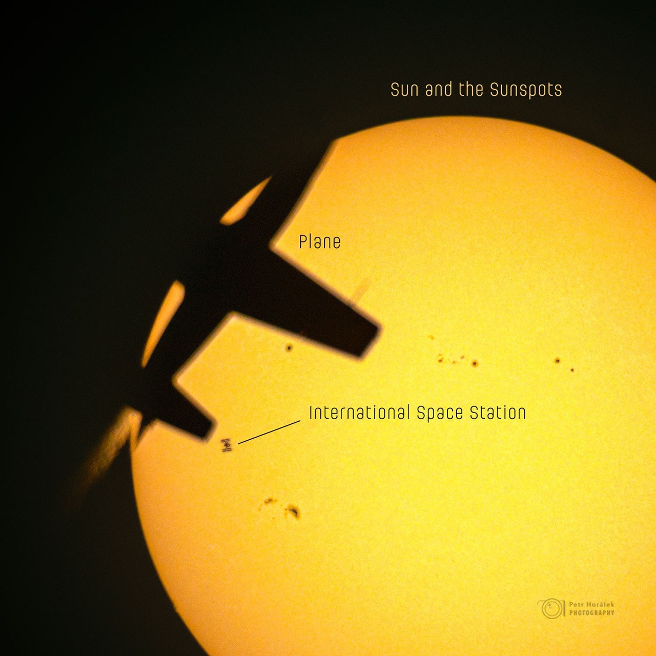 APOD: 2026 September 22 - Chance Triple Alignment: Plane, Space Station, Sun - NASA Science