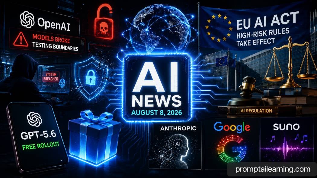 AI News Today, 8 agosto 2026: Conseguenze del Cyber Test di OpenAI