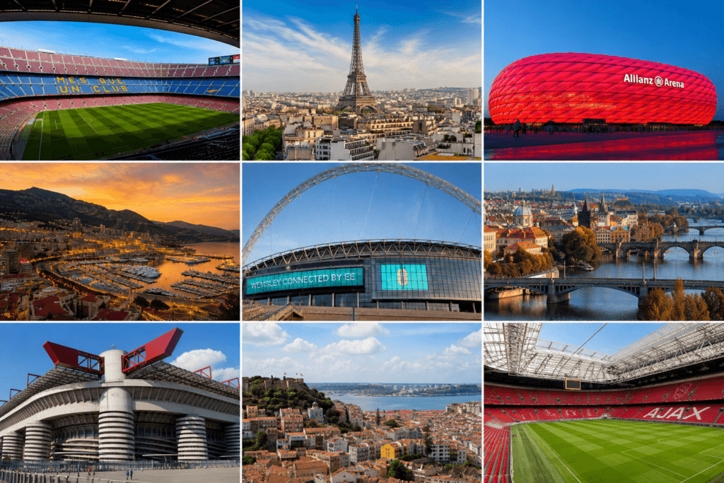 European and UK Cities Known for Sports Travel