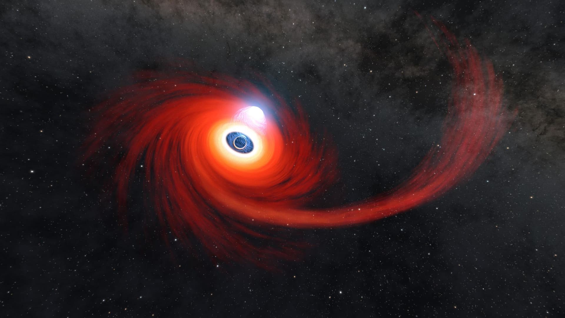 史上最遠の「ブラックホール星」の発見が、James Webb Space Telescopeの「小さな赤い点」の謎を解く鍵となる可能性