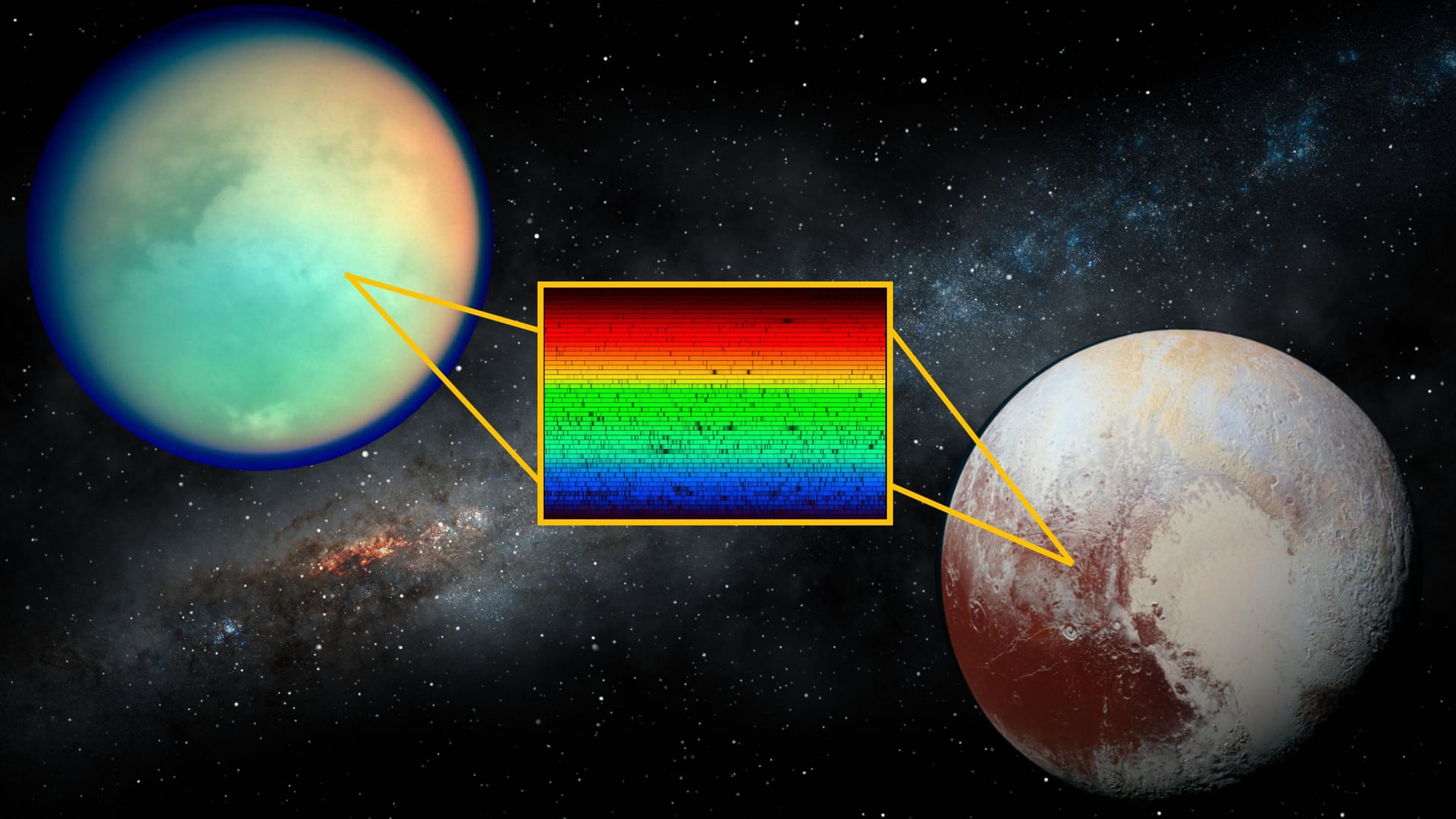 James-Webb-Teleskop hat möglicherweise eine mysteriöse, nie zuvor gesehene Substanz auf Pluto und Titan entdeckt