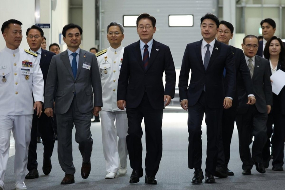 President Lee jae-myung marks first year with high approval - UPI.com