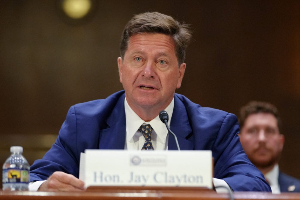 GUARDA: Jay Clayton testimonia in udienza di conferma per il ruolo di direttore dell'intelligence nazionale
