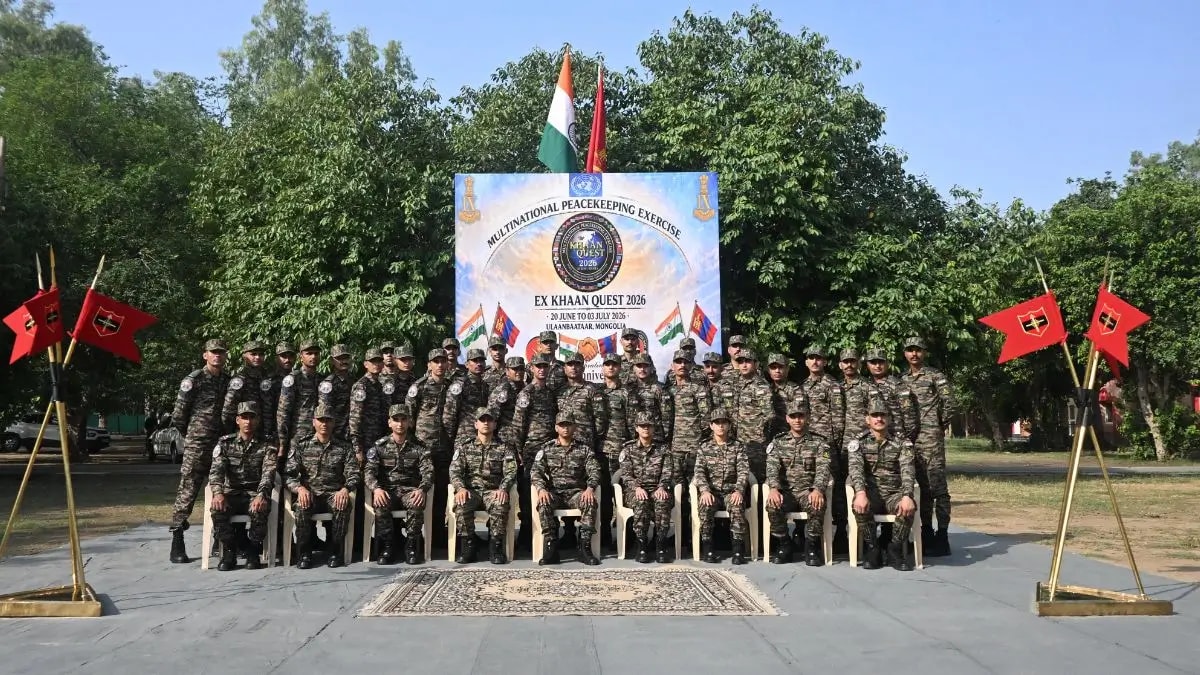 Esercitazione KHAAN QUEST 2026: Il contingente dell'Indian Army parte per la Mongolia per l'esercitazione multinazionale di peacekeeping dell'ONU - Attualità 2026