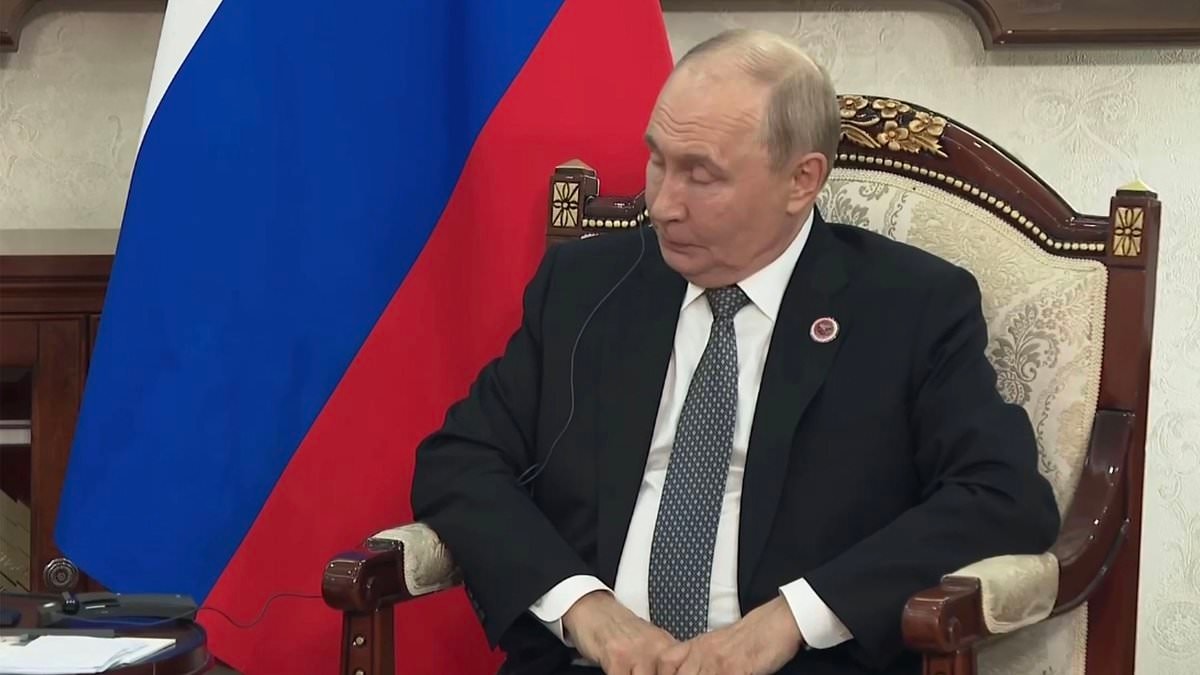 Unangenehmer Moment: Ein zappelnder Putin wird bei Treffen mit Indiens PM Modi aufgefordert, „vom endlosen Krieg zum Ende des Krieges“ überzugehen