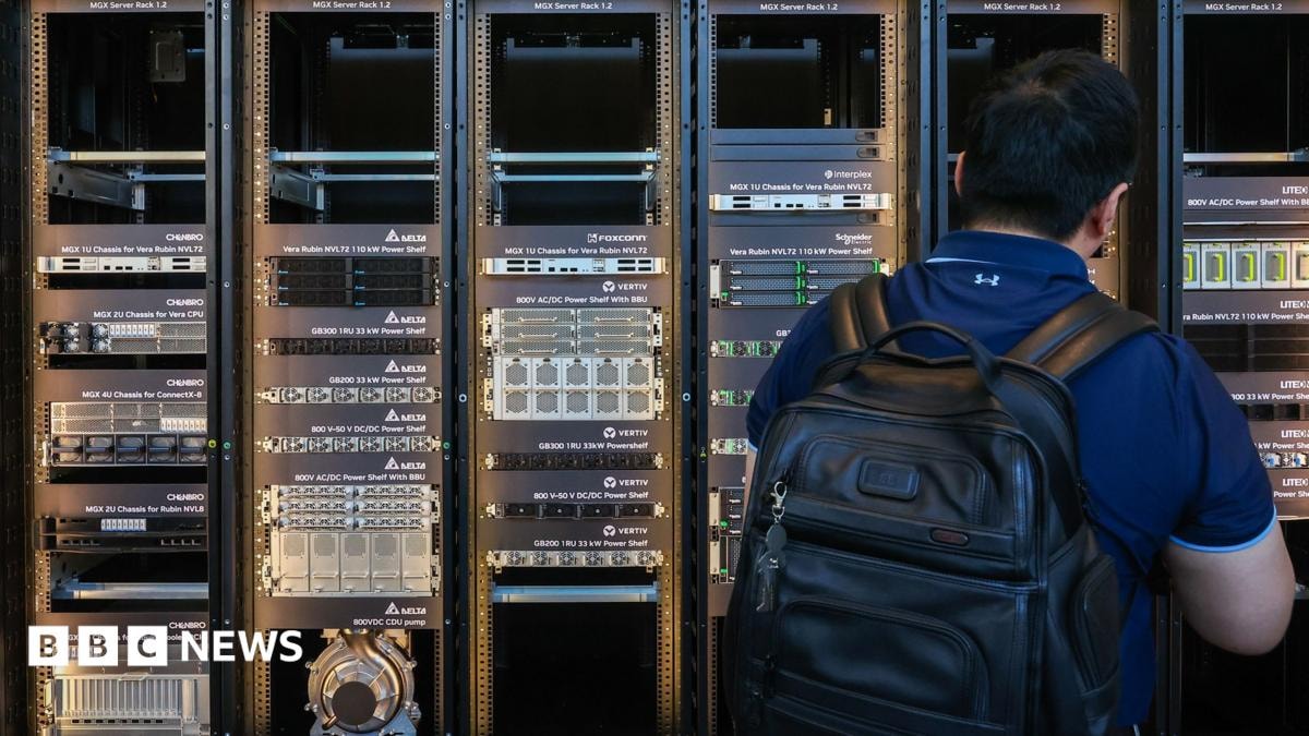 Tech stocks fall after calls for AI development to slow down - BBC News