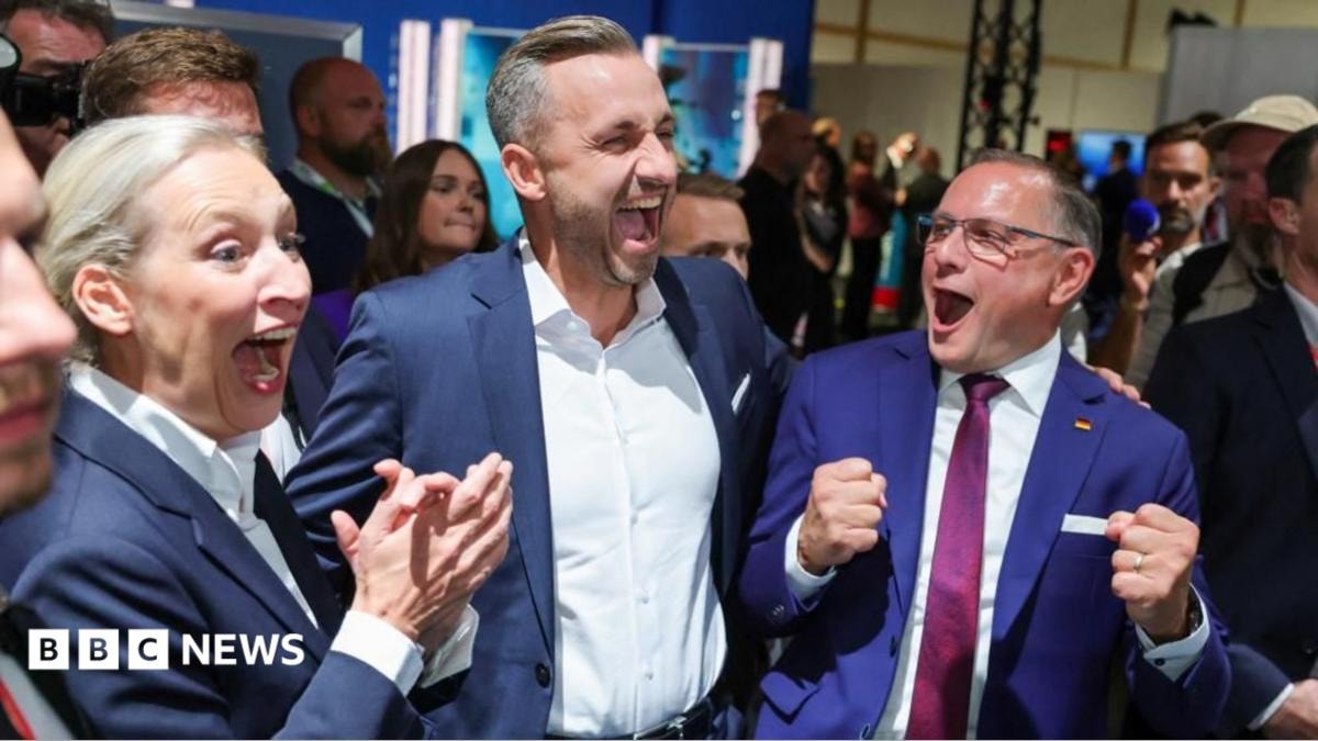 Germany's far-right AfD hails big victory in east, but falls short of majority - BBC News