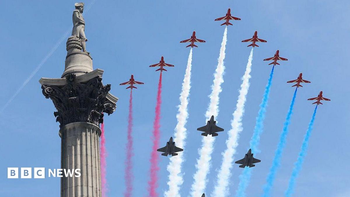 In pictures: Trooping the Colour marks King's official birthday - BBC News
