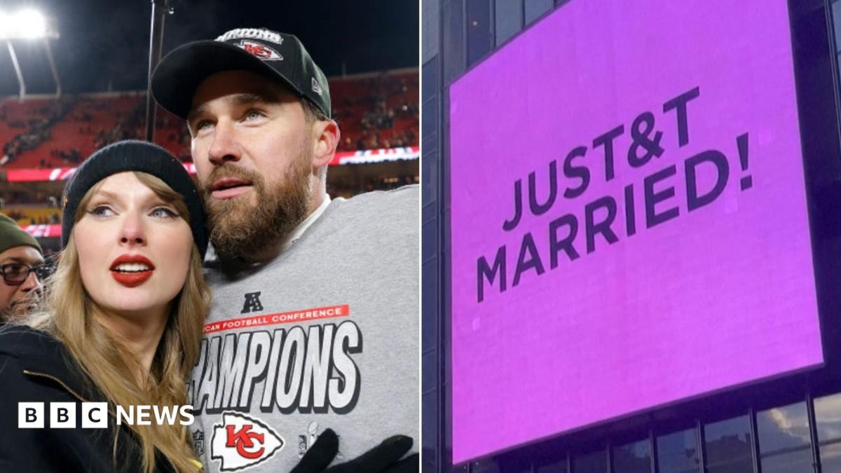 What we know about Taylor Swift and Travis Kelce's wedding - BBC News