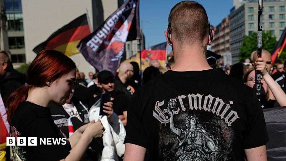 Almost 60,000 far-right extremists in Germany, intelligence agency says - BBC News