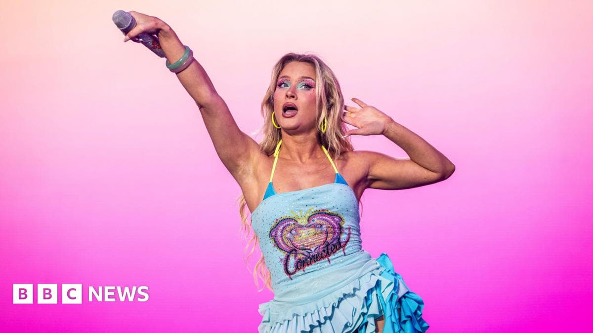 Big Weekend: Zara Larsson electrifies the festival crowd - BBC News