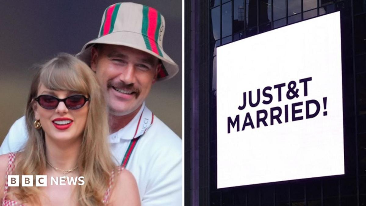 From 'a beautiful night' to 'world's greatest hangover', guests react to Taylor Swift and Travis Kelce's wedding - BBC News