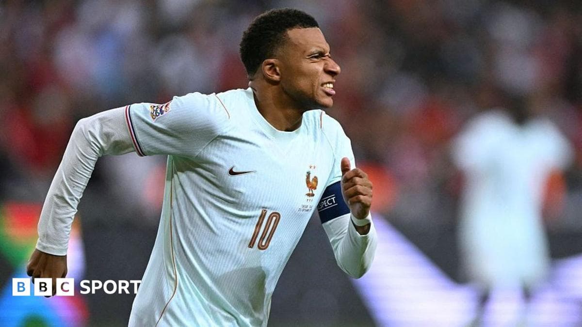Turkey 0-1 France: Kylian Mbappe injured while scoring winner in Nations League - BBC Sport