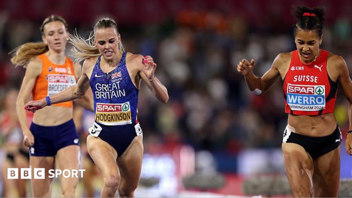 Watch European Athletics Championships: Birmingham 2026 - text updates, results & medal table - BBC Sport