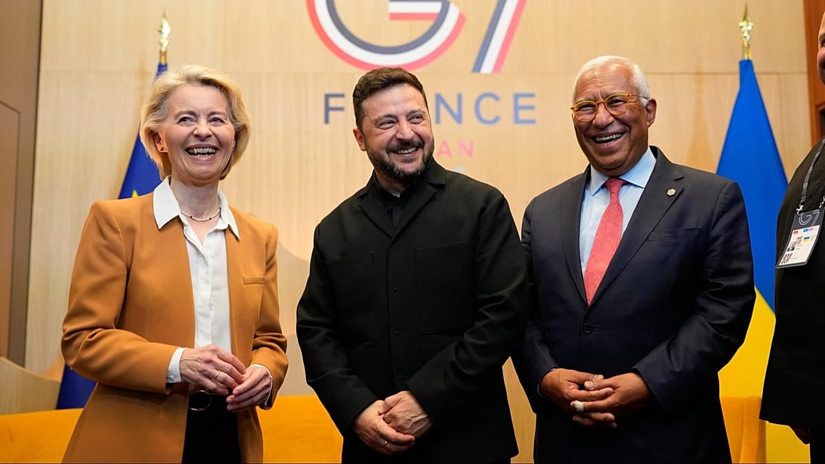 생중계 - G7 정상회의: EU 지도자들, 젤렌스키 대통령에게 '우크라이나의 전세가 역전되고 있다'고 전해