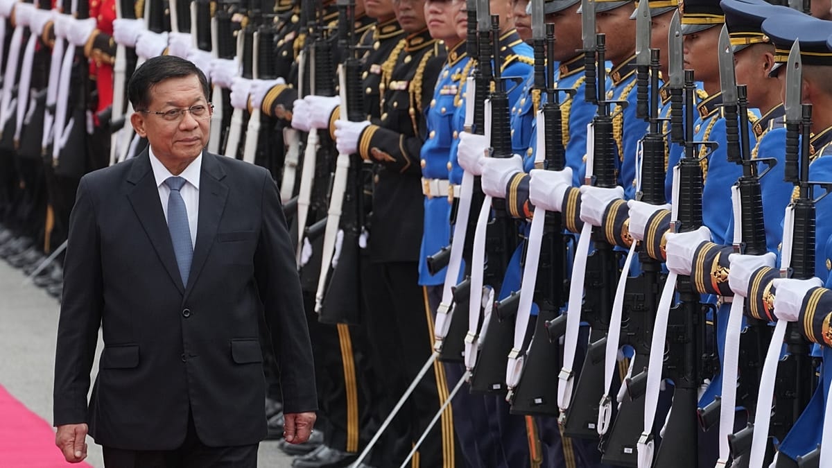 Myanmar ex-junta chief seeks political legitimacy on first Thailand trip as civilian leader