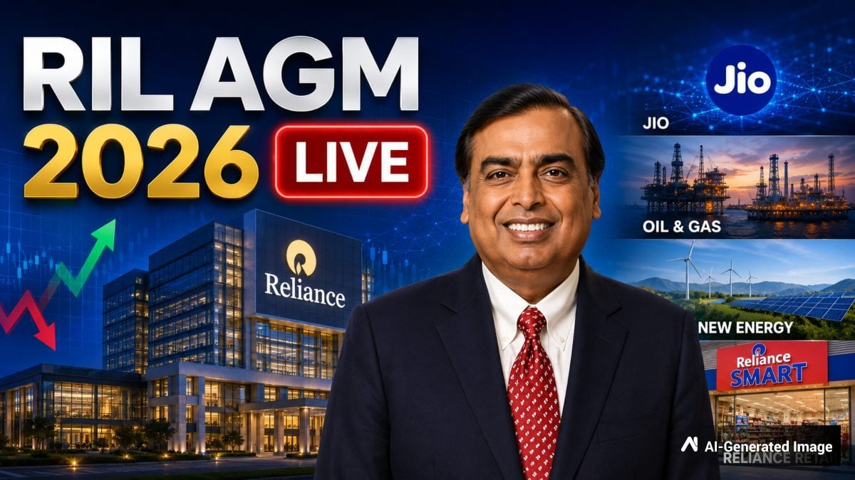 Reliance Industries AGM 2026 LIVE: Jio Files IPO Draft With Sebi, Reliance Intelligence To Disrupt AI Economics - Goodreturns