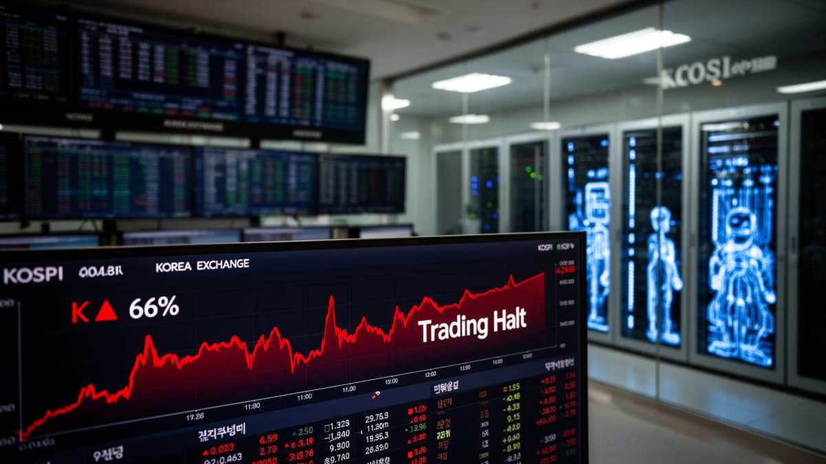 South Korean Stocks Surge Over 6%, Triggering Trading Halt; JPMorgan Says Deleveraging 75% Complete — BigGo Finance